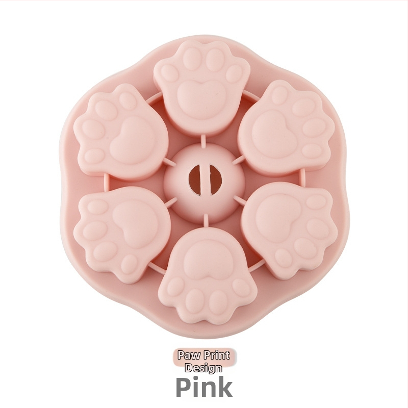 Silikónová forma na detské jedlá na parenie a pečenie – potravinárska kvalita, karikatúrny dizajn, nepravidelný tvar, rodinné použitie