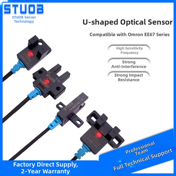 Fotoelektrický spínač s U-Drážkou, cez lúčový typ, kompatibilný so sériami FM-SM670-WR / FM-SM672-WR / FM-SM674-WR / FM-SM671-WR, dosah detekcie 5 mm, STUOB