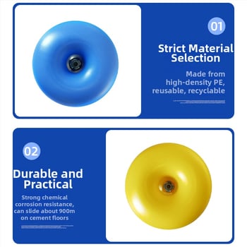 Műanyag raklap rezgéscsillapító golyókkal és emelő párnával csomagoláshoz és szállításhoz | Anyag: HDPE | Sűrűség: 0,8 g/cm³