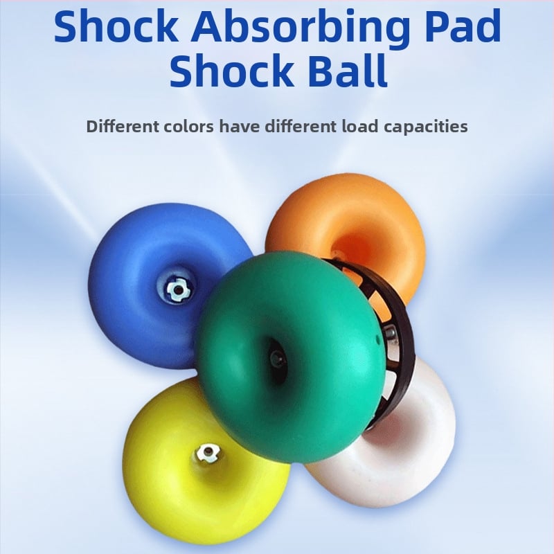 Műanyag raklap rezgéscsillapító golyókkal és emelő párnával csomagoláshoz és szállításhoz | Anyag: HDPE | Sűrűség: 0,8 g/cm³