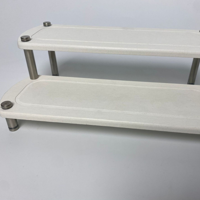 Nehrđajući čelični organizator za kuhinjski sudoper s apsorpcijskom podlogom; ispis logotipa, prilagodba i mogućnost privatne oznake.