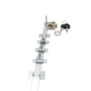 Bútorfiók-zár, modell 108-16C, Liangdi márka, anyag: vas + cink ötvözet, stílus: modern minimalizmus