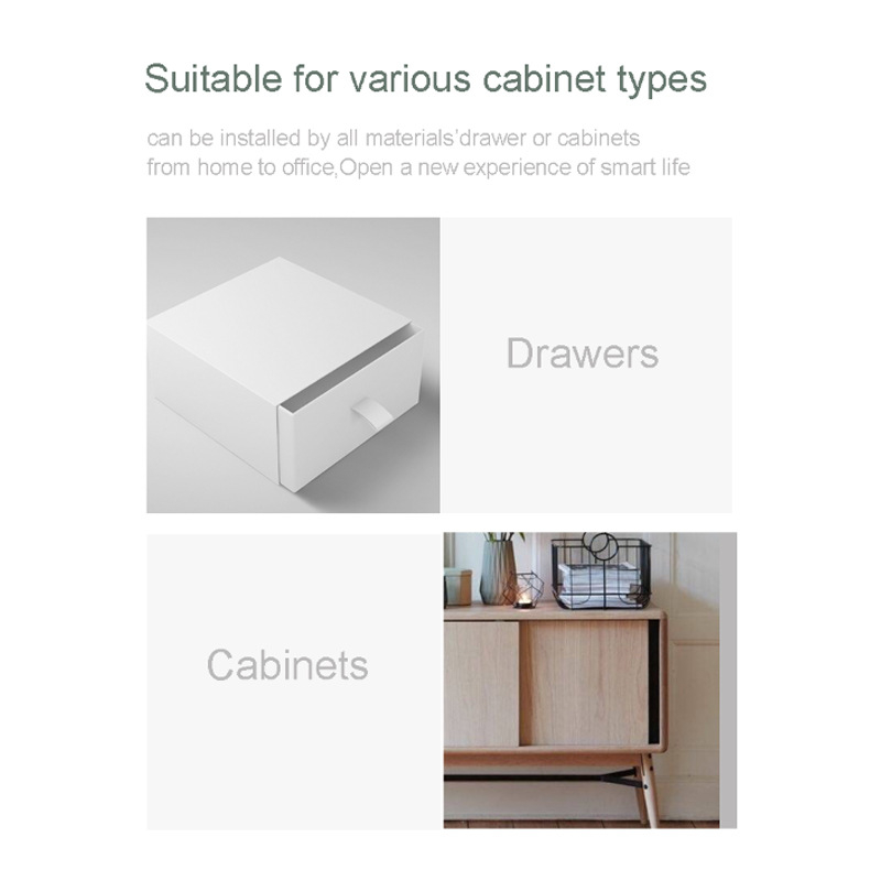 Bluetooth brava za ladice i ormari — ABS plast, Model: Bluetooth drawer cabinet lock, Brand: xys; Namijenjeno za dom i ured, ladice i ormari; Moderan jednostavan stil