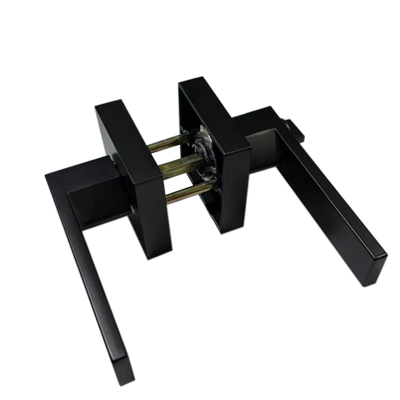 Háromléc zár, négyszögletes fogantyúval, alumínium‑ötvözetből, modell 30-50, modern minimalizmus