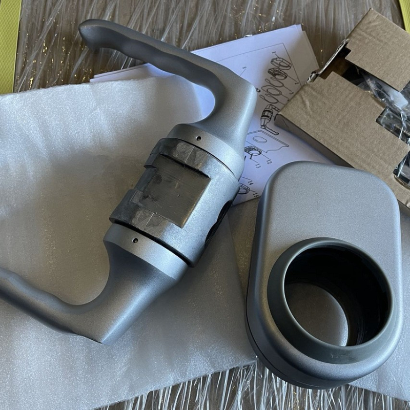 Brava za staklena vrata s aluminijskim držačem, model ST-G024, Changgu branda, moderan minimalistički stil