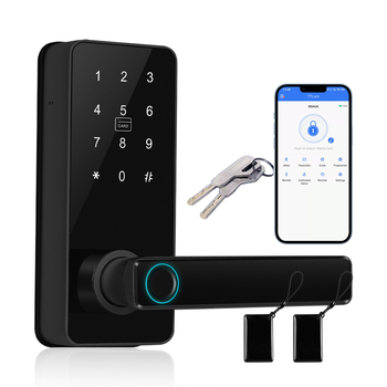 Bluetooth pametna brava od aluminijske legure za drvena vrata – model 2304, unutarnja uporaba, Deshuk Shield