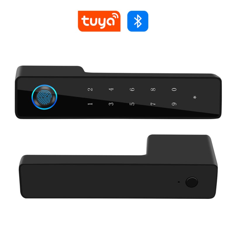 Încuietoare cu amprentă pentru uși din lemn — parolă magnetică, funcționare silențioasă, ecologică pentru apartamente