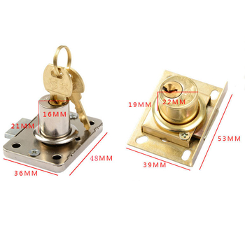 Brava za ladice i garderobu — nehrđajući čelik s bakrenim jezgrom, model Drawer lock, primjena: vrata garderobe, stil: moderan