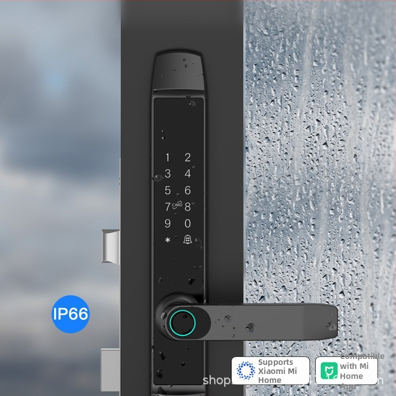 Bear Whale D1 elektronická zámka s odtlačkom prsta a kódom pre hliníkové posuvné dvere