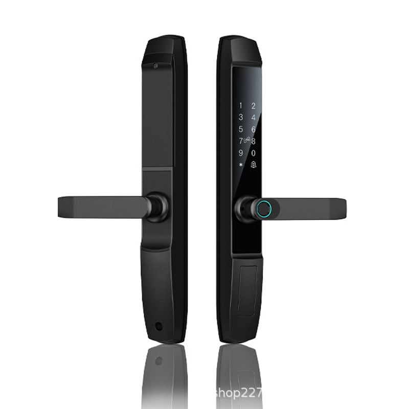 Bear Whale D1 Încuietoare electronică cu amprentă și parolă pentru uși glisante din aluminiu