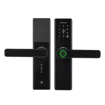 Έξυπνο κλειδί πόρτας εισόδου με δακτυλικό αποτύπωμα και Bluetooth/Wi-Fi έλεγχο μέσω app, μοντέλο D203, 300 αποθηκεύσεις, έως 100000 ξεκλειδώσεις, σάρωση <5 s, DC παροχή