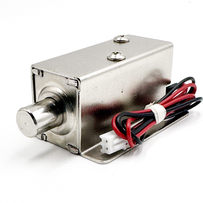 Elektromagnetski zasun 5442-0.83 cilindrični, 12V DC, 0.83A, kućište od željeza, za vrata ormarića