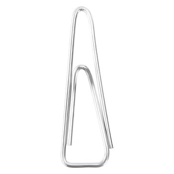 Deli trokutasti papirni klips 0051, metalni, uredski pribor, u kutiji, 100 kom