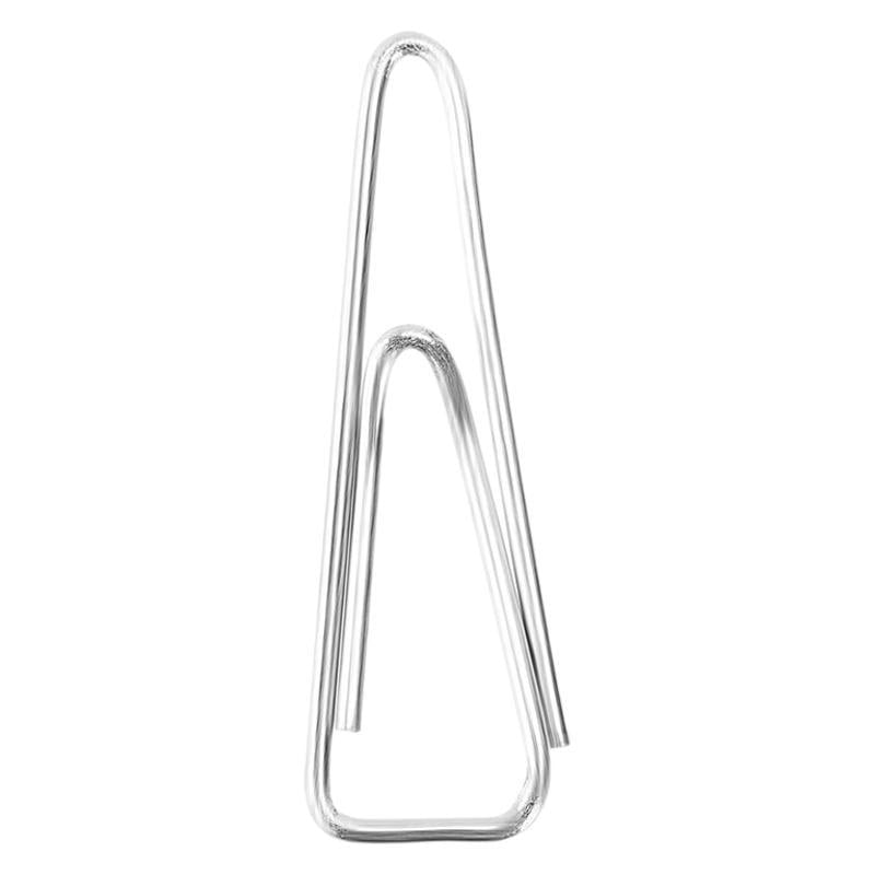 Deli trokutasti papirni klips 0051, metalni, uredski pribor, u kutiji, 100 kom