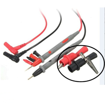 Проводник за тест на мултиметър 1000V/20A с специална игловидна глава, клип и удължителен кабел