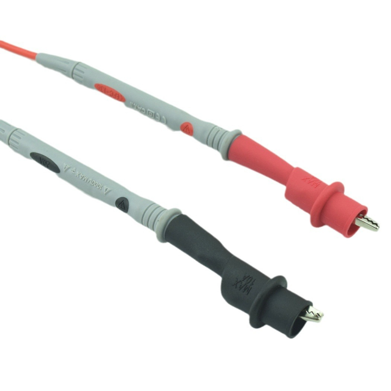 Проводник за тест на мултиметър 1000V/20A с специална игловидна глава, клип и удължителен кабел