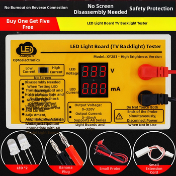 Disassembly-mentes LED hátsó világítás teszter LCD TV-hez – LED izzók, áramkör és szalag javító detektor eszköz