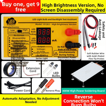 Disassembly-mentes LED hátsó világítás teszter LCD TV-hez – LED izzók, áramkör és szalag javító detektor eszköz