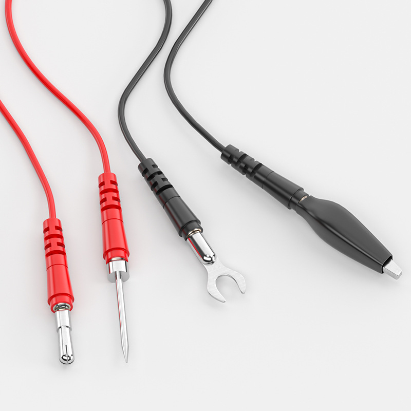 Cleqee P1500 многофункционален тестов кабел с бананови щепсели за електронни измервания (PVC изолация)