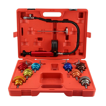 Chen Bei 14-dijelni set za otkrivanje curenja rashladnog sustava automobila, aluminijska legura, auto popravni alati, težina 3,5 kg