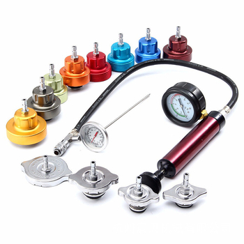 Chen Bei 14-dijelni set za otkrivanje curenja rashladnog sustava automobila, aluminijska legura, auto popravni alati, težina 3,5 kg