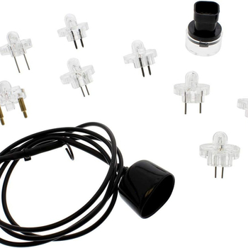 Kit tester injectoare combustibil - 11 piese, instrument de test cu lampă, pentru demontare, din plastic