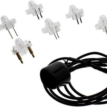 Kit tester injectoare combustibil - 11 piese, instrument de test cu lampă, pentru demontare, din plastic