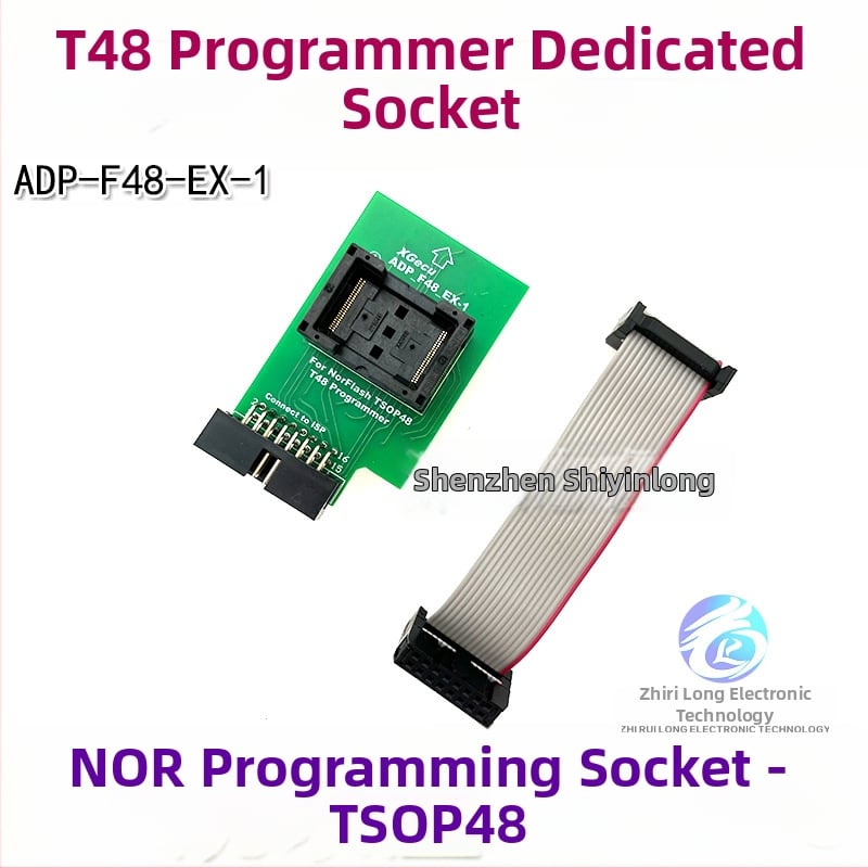 XGecu ADP-F48-EX-1 TSOP48 NOR testni nosač za 48-pinski čip, kompatibilan s programatorom T48