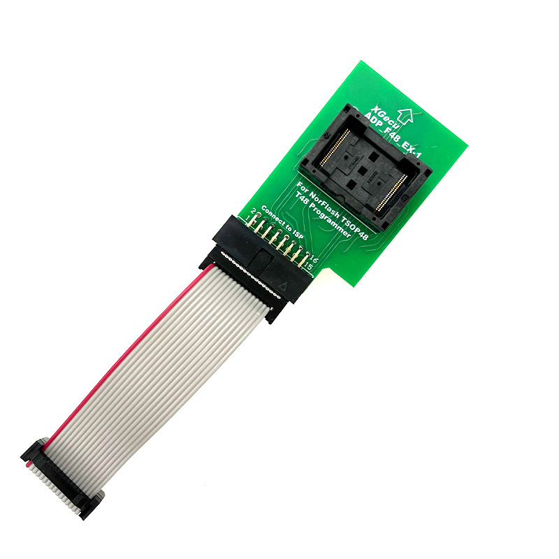 XGecu ADP-F48-EX-1 TSOP48 NOR testni nosač za 48-pinski čip, kompatibilan s programatorom T48