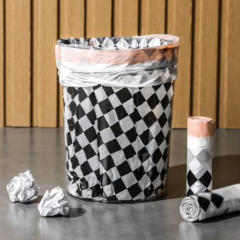 Multi-pie HDPE vreća za otpad s vrpcom, kućna upotreba, zadebljana, 200 kom, jednokratna uporaba