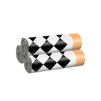 Multi-pie HDPE vreća za otpad s vrpcom, kućna upotreba, zadebljana, 200 kom, jednokratna uporaba