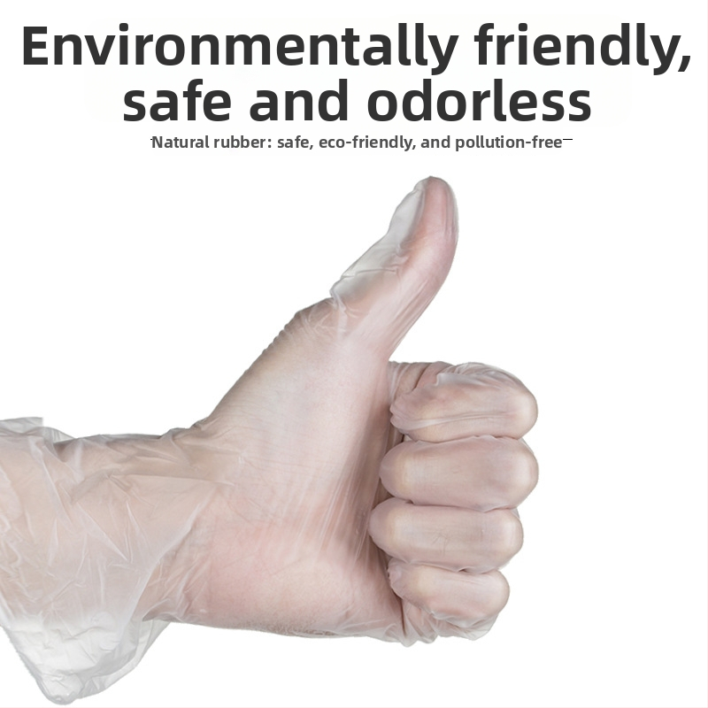 Jednokratne PVC rukavice bez pudera, u prozirnoj kutiji, 50 komada, za salone ljepote i tetovaže