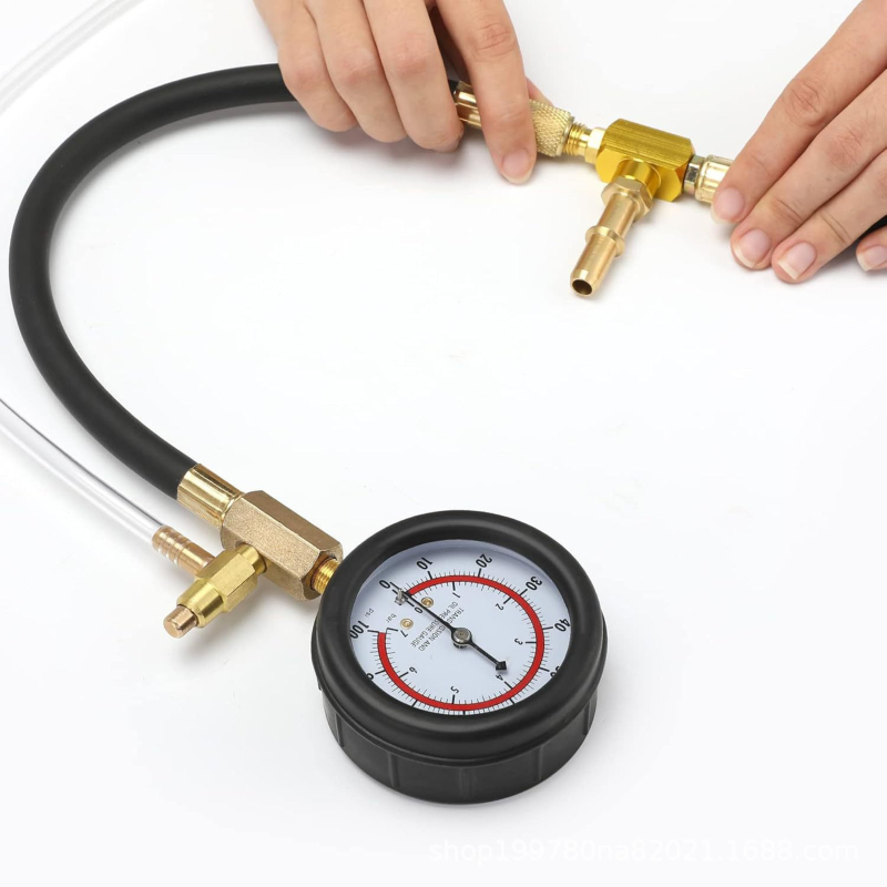 Set za testiranje tlaka goriva u automobilu, 0-100 psi, uz spojnice za gorivovod 9.49, 7.89, 6.30, bakar i guma