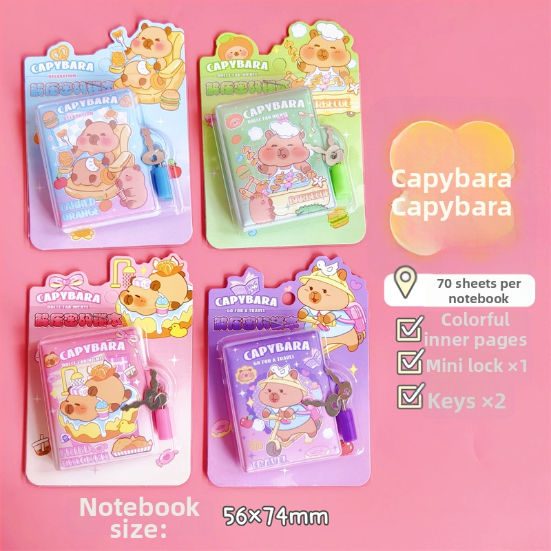 Zapisnik za lozinke s zaključavanjem - sladak crtani dizajn My Little Pony, PVC korica, žičano povezivanje, papir od sirovog drvenog pulpa, 50-100 stranica, uredski stil