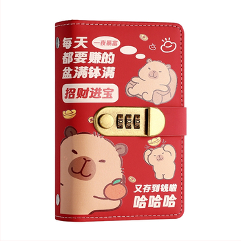 Kožna bilježnica za štednju, 100–200 stranica, tekstualni materijal PP, veza: drugo, poslovni/uređivački stil