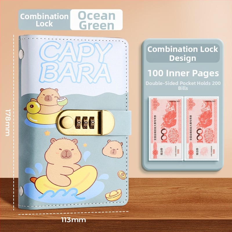 Kožna bilježnica za štednju, 100–200 stranica, tekstualni materijal PP, veza: drugo, poslovni/uređivački stil