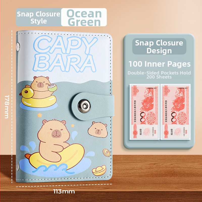 Kožna bilježnica za štednju, 100–200 stranica, tekstualni materijal PP, veza: drugo, poslovni/uređivački stil