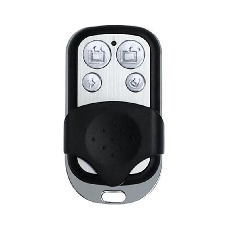 Metalni daljinski upravljač s 4 tipke, 1527 kod za učenje, 433/315 MHz, daljinski upravljač za vrata garaže za kućnu upotrebu