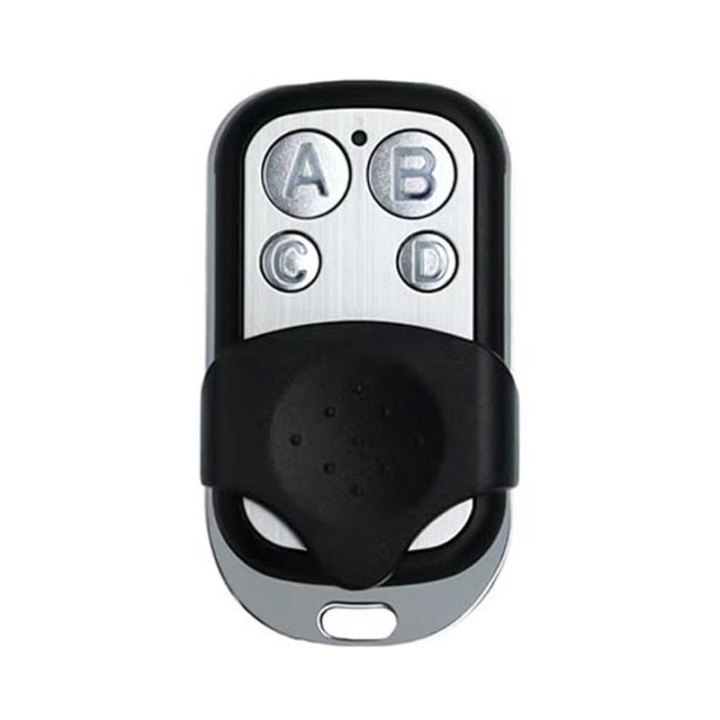 Metalni daljinski upravljač s 4 tipke, 1527 kod za učenje, 433/315 MHz, daljinski upravljač za vrata garaže za kućnu upotrebu