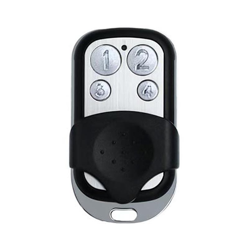 Metalni daljinski upravljač s 4 tipke, 1527 kod za učenje, 433/315 MHz, daljinski upravljač za vrata garaže za kućnu upotrebu