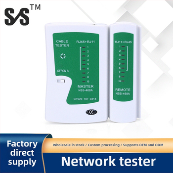 Speed NSS-468A sieťový testovací prístroj s RJ45/RJ12 kompatibilitou, sledovanie testov