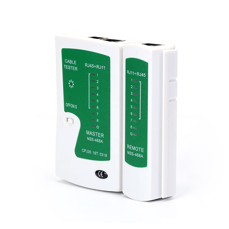 Speed NSS-468A мрежов тестов инструмент с RJ45/RJ12 – проследяване на тестове