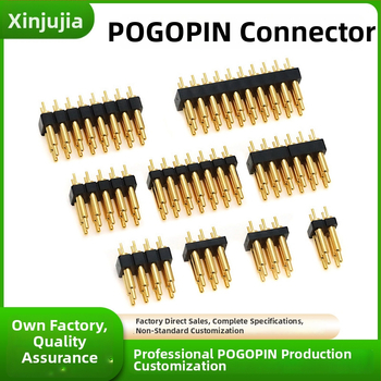 Pogopin konektor, mosadz, pozlátený pružinový kolík, patchový typ, pre inteligentné hodinky a Bluetooth slúchadlá, vodivý nabíjací kolík