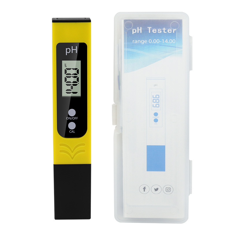 Prijenosni pH tester s automatskom kompenzacijom temperature, za građevinarstvo, testiranje vode i hrane, osjetljiva sonda — Record work