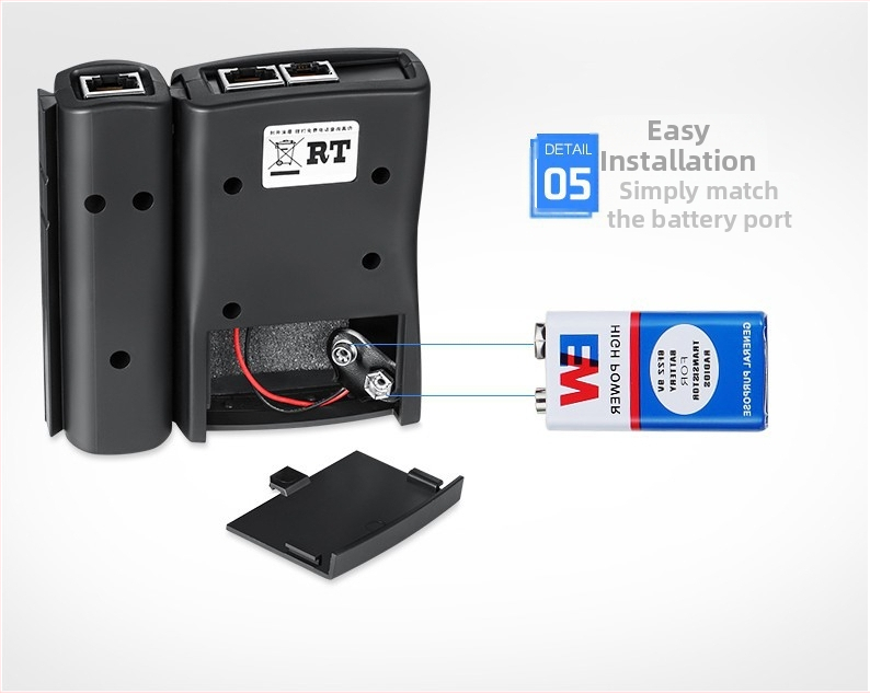 Bear hand Tester - мрежов тестер за кабели с RJ45 и RJ11 конектори