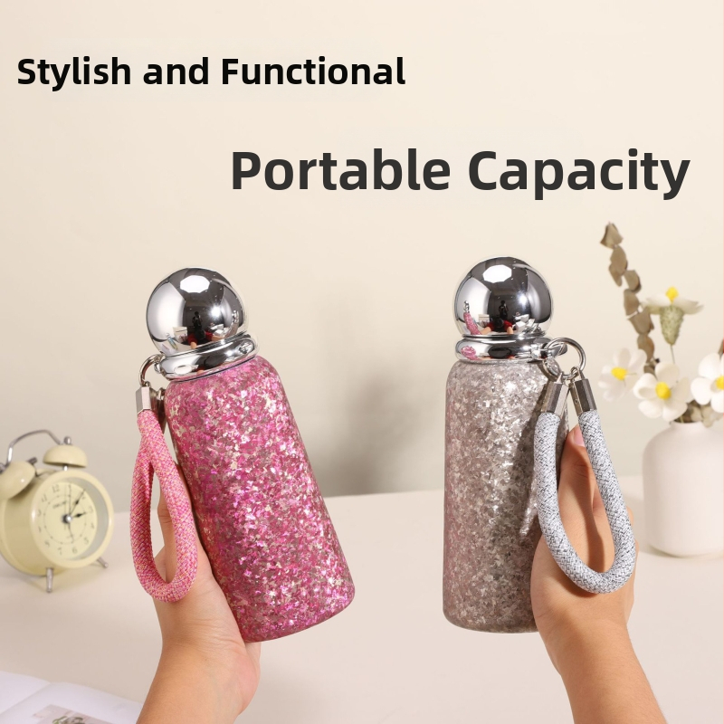 Tiszta titánból készült szigetelt pohár, titán héj, vákuum szigetelés 6–12 óra, csavaros kupak