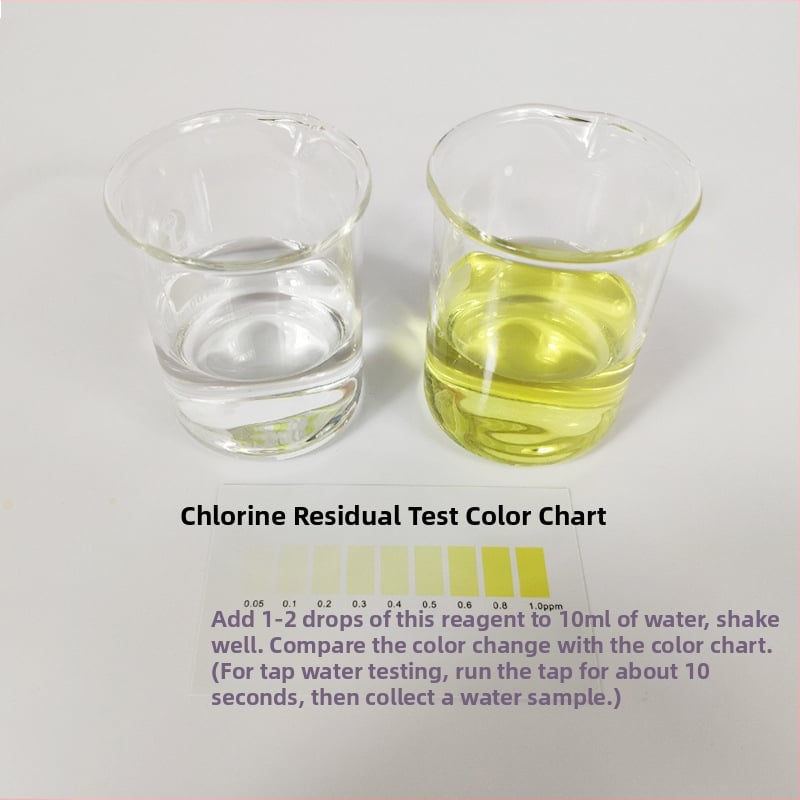 A Xi testni reagent za rezidualni klor, 100 ml, model w01-100, za otkrivanje kvalitete vode