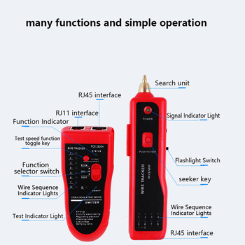 Интелигентен цифров тестер за линии ITMJ-868, мултифункционален търсач на линии, POE тестер за мрежа, защита срещу изгаряне, защита от смущения, OEM наличен, 1 година гаранция.