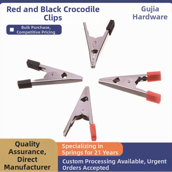 Krokodíl klips pre napájanie - štrukturálny kontakt s konektorom so závitovou vložkou, model GJMG-20170805