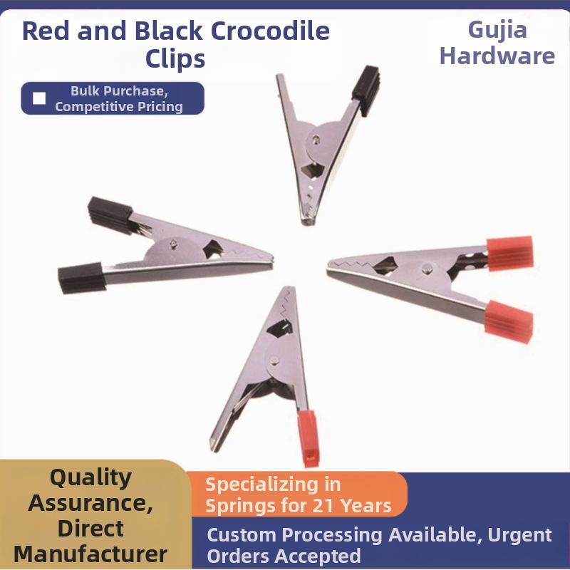 Krokodíl klips pre napájanie - štrukturálny kontakt s konektorom so závitovou vložkou, model GJMG-20170805